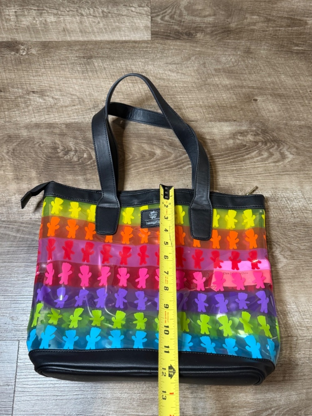 Loungefly Sour Patch Kids Tote Bag colorfully fun EUC - Picture 4 of 8